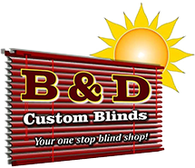 B & D Custom Blinds Logo